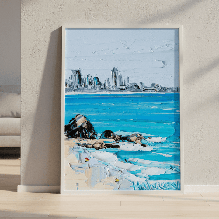 City Beach by Angela Hawkey wall - art - picture - poster