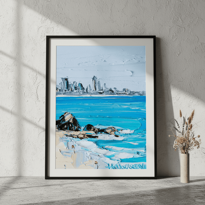 City Beach by Angela Hawkey wall - art - picture - poster