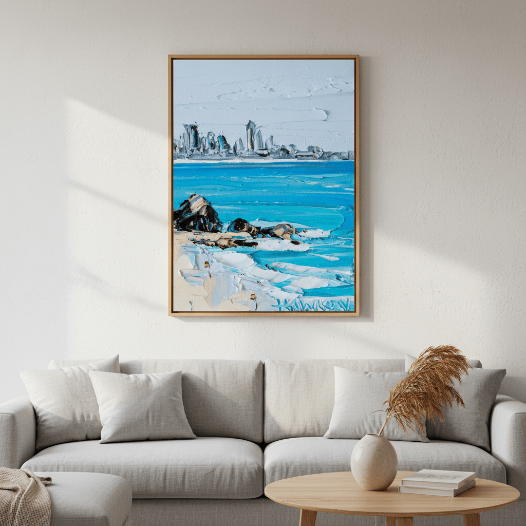 City Beach by Angela Hawkey wall - art - picture - poster