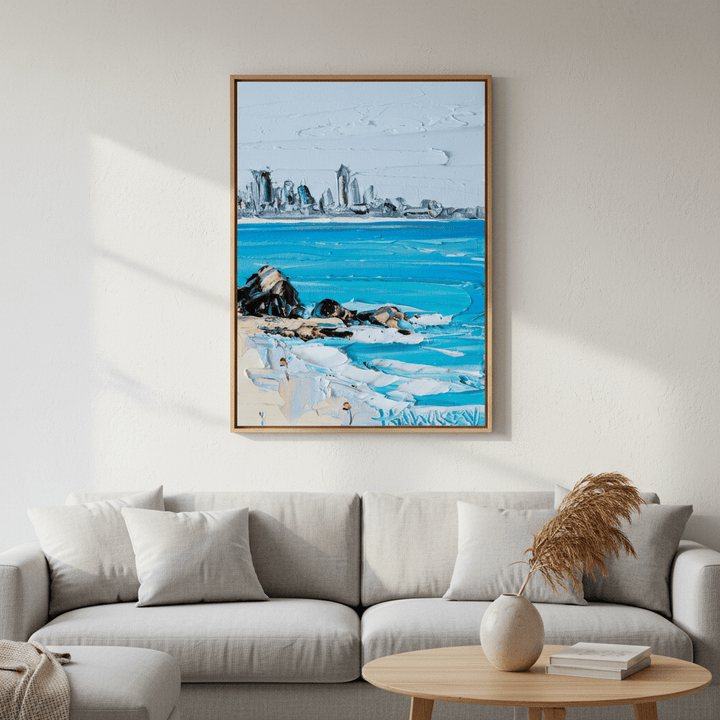 City Beach by Angela Hawkey wall - art - picture - poster