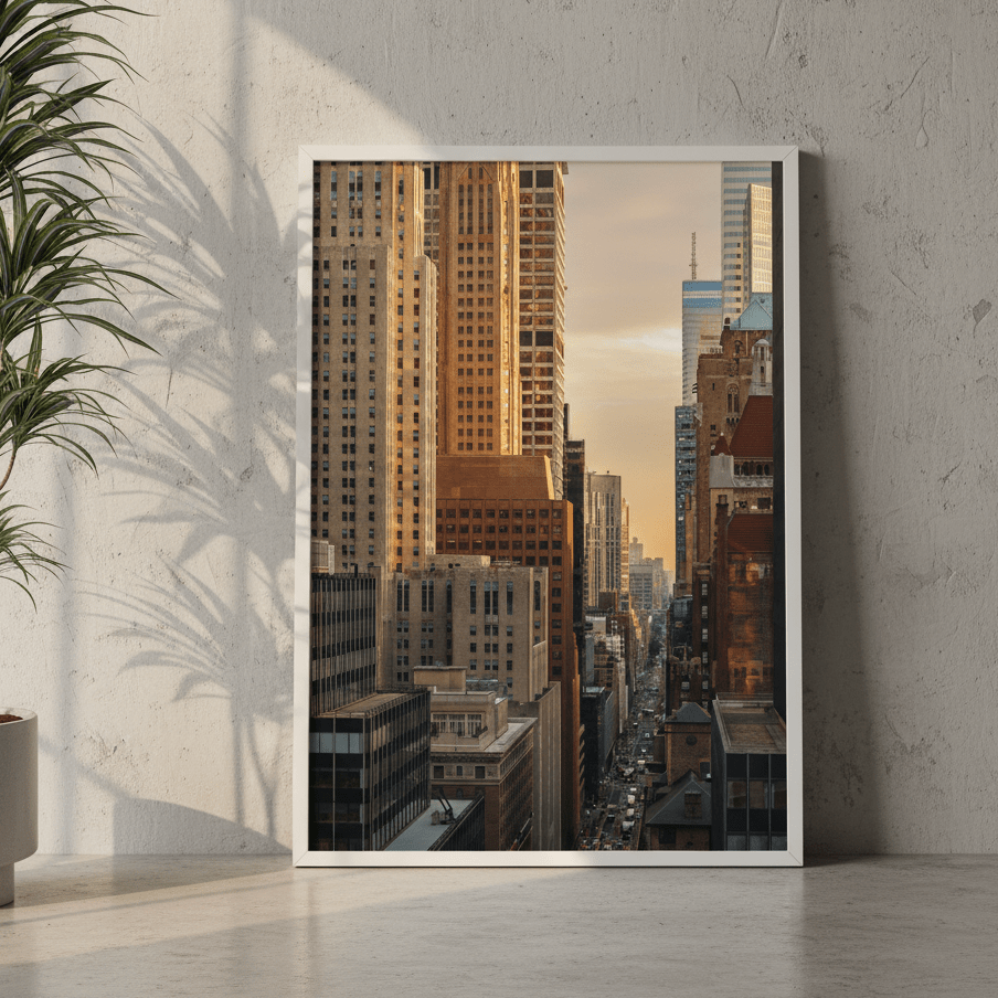 City Morning by Cordula Schaefer wall - art - picture - poster
