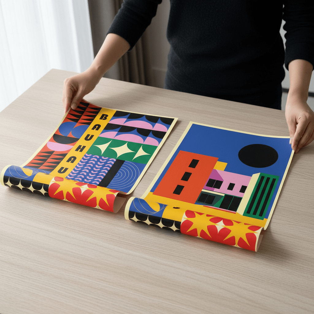 City of Colour Bauhaus Pair wall - art - picture - poster