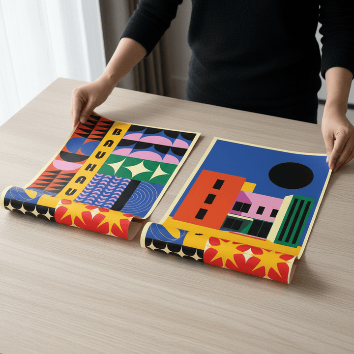 City of Colour Bauhaus Pair wall - art - picture - poster