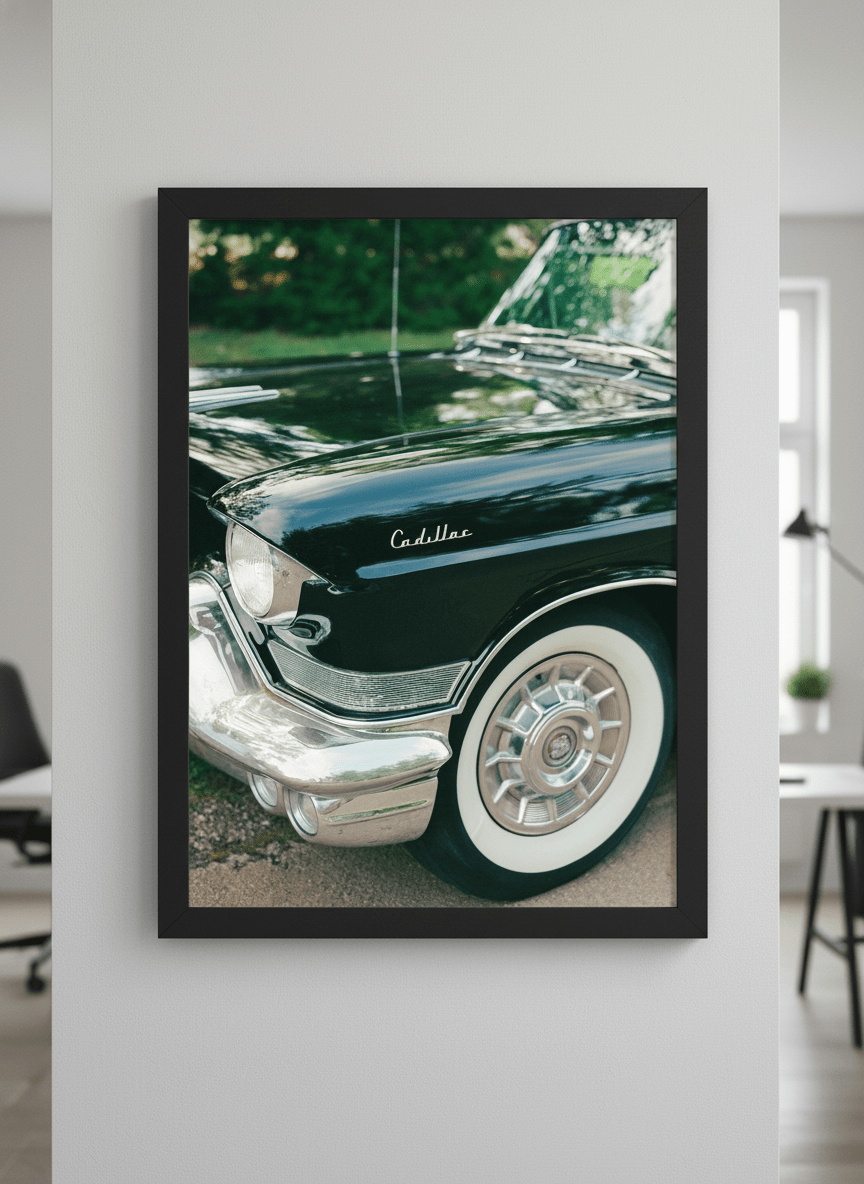 Contemporary wall art featured in a bright modern office workspace