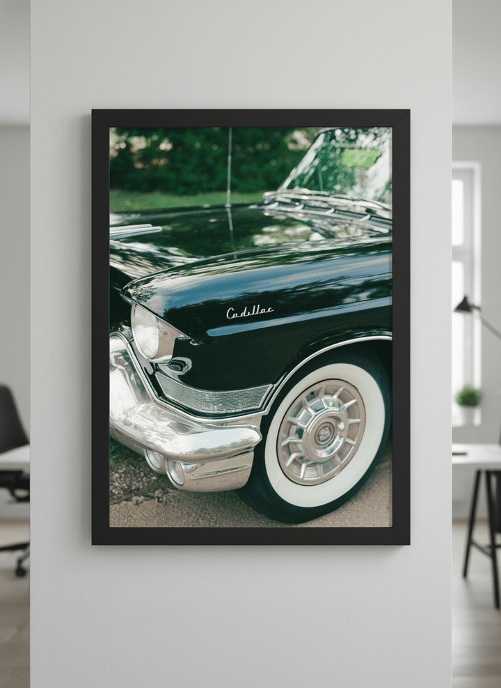 Contemporary wall art featured in a bright modern office workspace