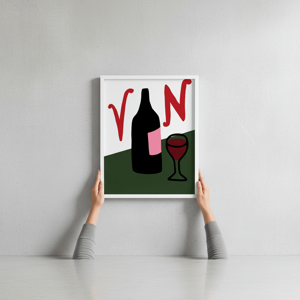 Classy Vino by Adele Scott wall - art - picture - poster