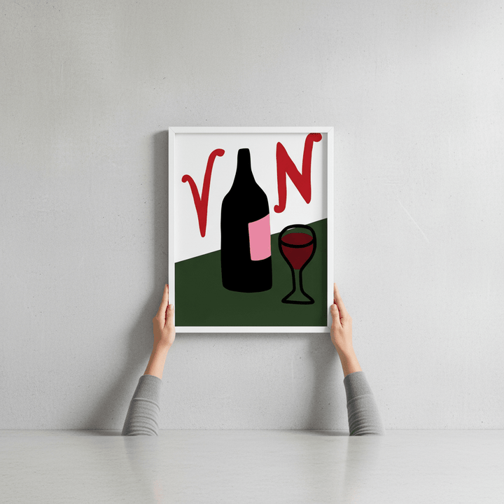 Classy Vino by Adele Scott wall - art - picture - poster