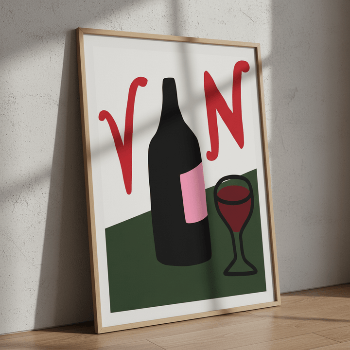 Classy Vino by Adele Scott wall - art - picture - poster