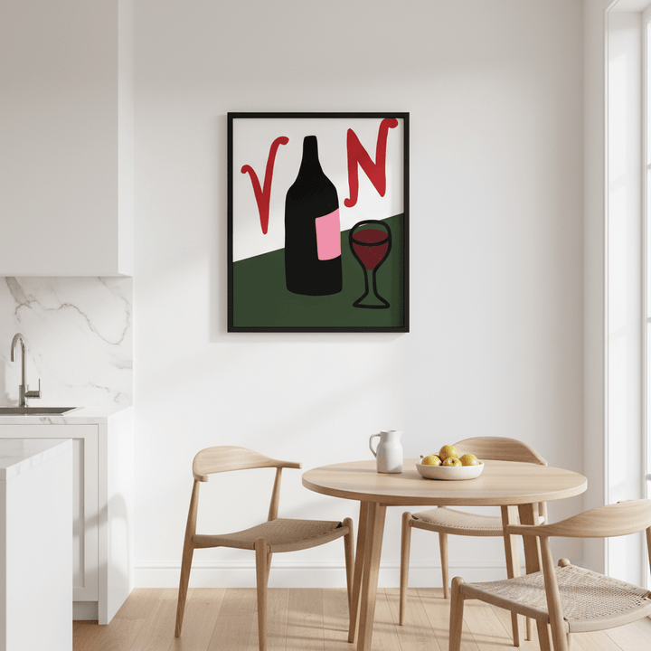 Classy Vino by Adele Scott wall - art - picture - poster