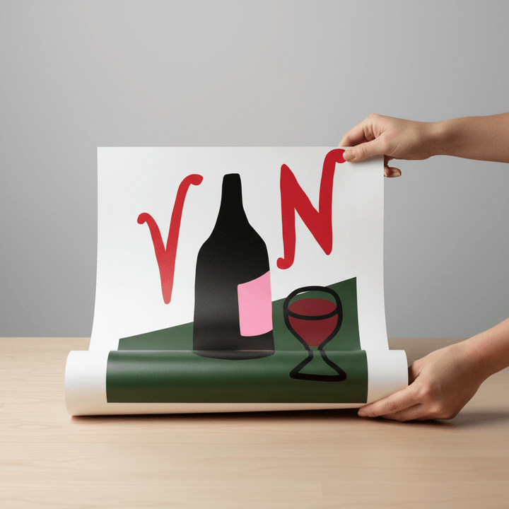 Classy Vino by Adele Scott wall - art - picture - poster