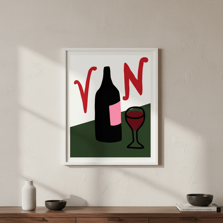 Classy Vino by Adele Scott wall - art - picture - poster