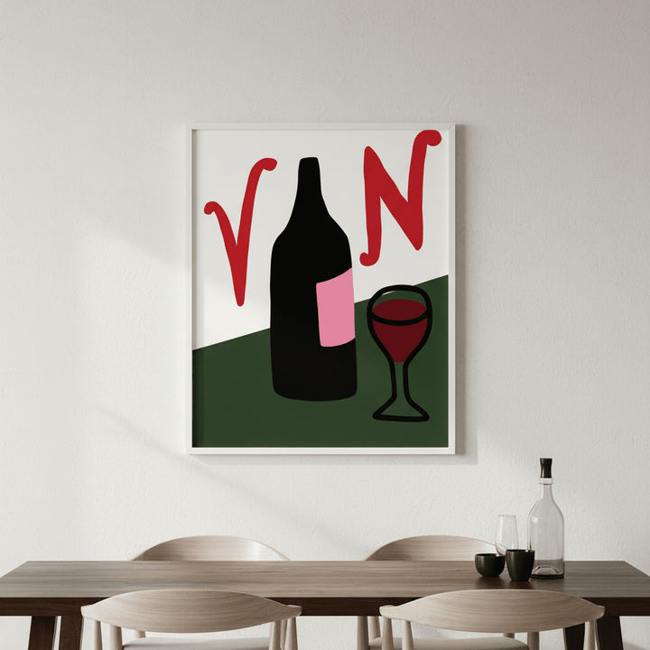 Classy Vino by Adele Scott wall - art - picture - poster