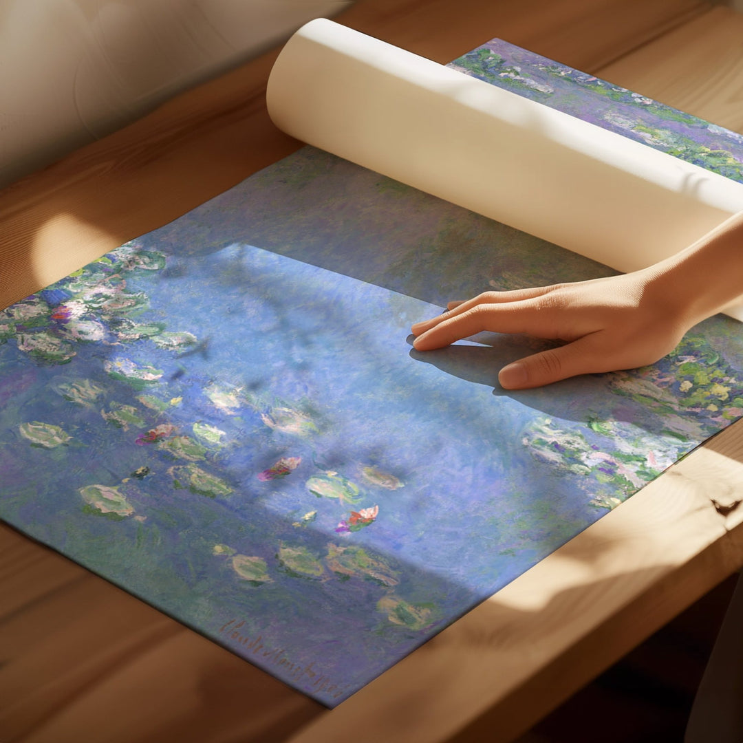 Claude Monet Exhibition Water Lillies Trio wall - art - picture - poster