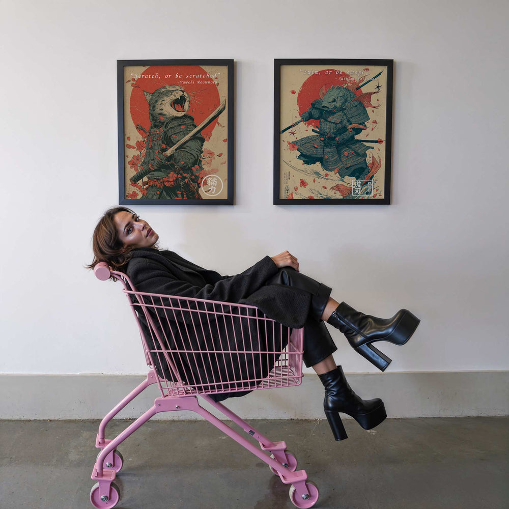 Claw and Fin Set of 2 Japanese Posters wall - art - picture - poster