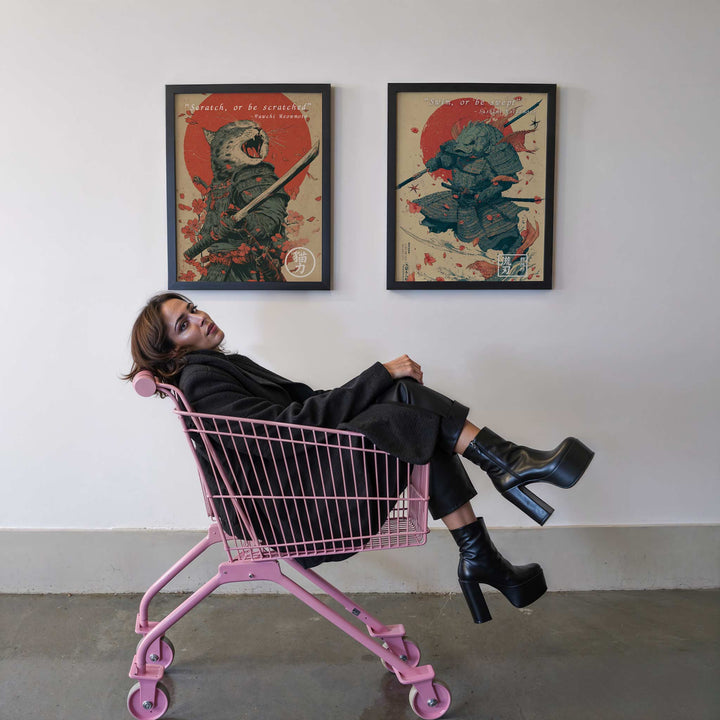 Claw and Fin Set of 2 Japanese Posters wall - art - picture - poster