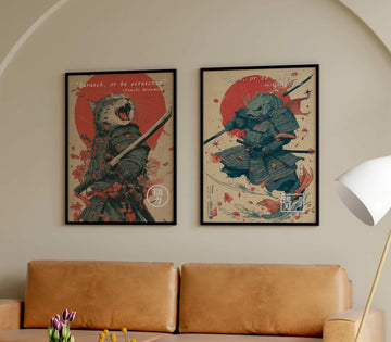 Claw and Fin Set of 2 Japanese Posters wall - art - picture - poster