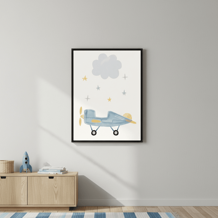 Cloud Airplane by Menina Lisboa wall - art - picture - poster