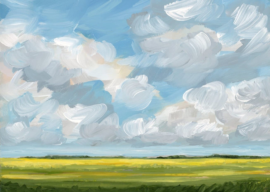 Clouds & Canola By Nicole Walsh