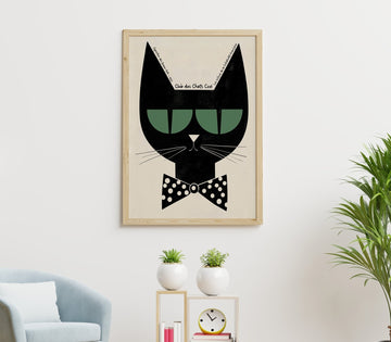 Club Des Chats Cool French Vintage Print - Style My Wall
