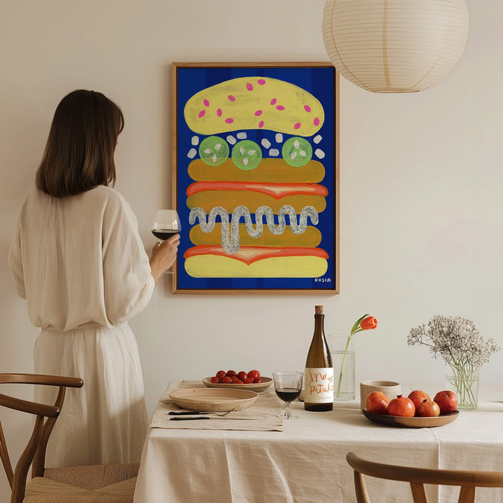 Cluck Yeah by Kasia Sykus wall - art - picture - poster