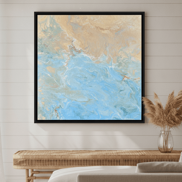 Coastal Calm By Angela Anderson | Canvas Square Print