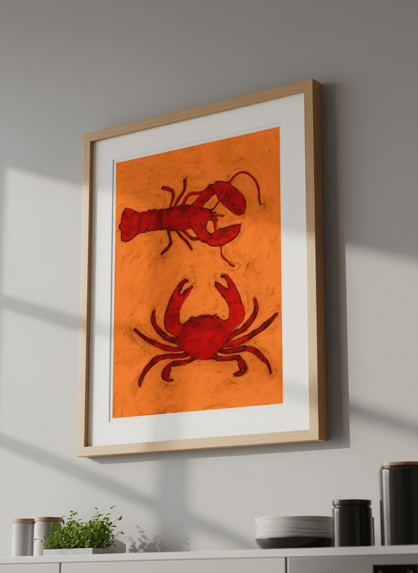 Coastal Creatures By Shatha Al Dafai | Art & Canvas Print