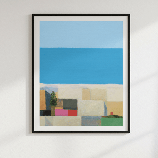 Coastal Town, October by Ieva Baklane