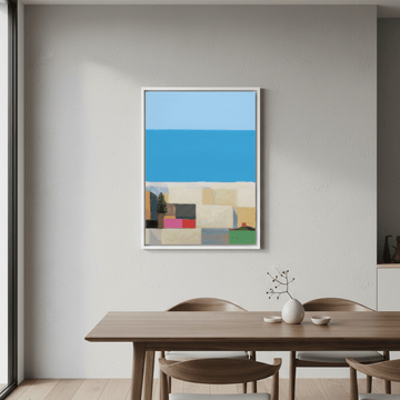 Coastal Town, October by Ieva Baklane wall - art - picture - poster