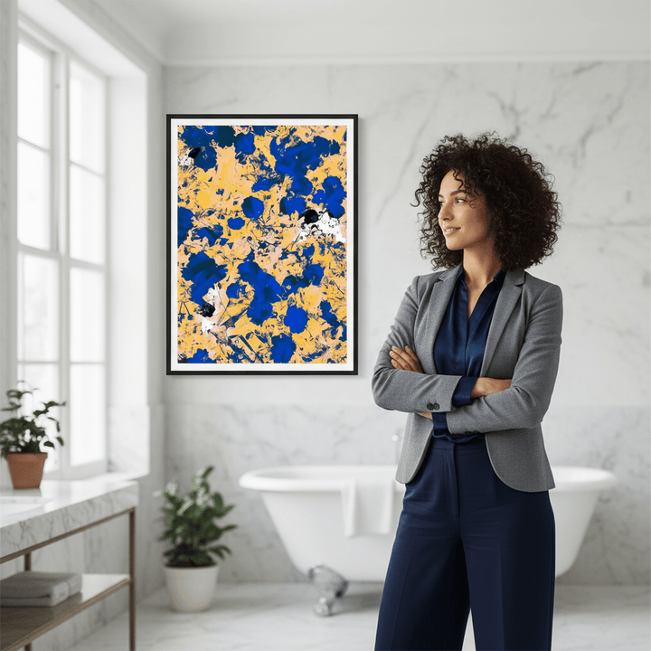 Cobalt Green by 83 Oranges wall - art - picture - poster