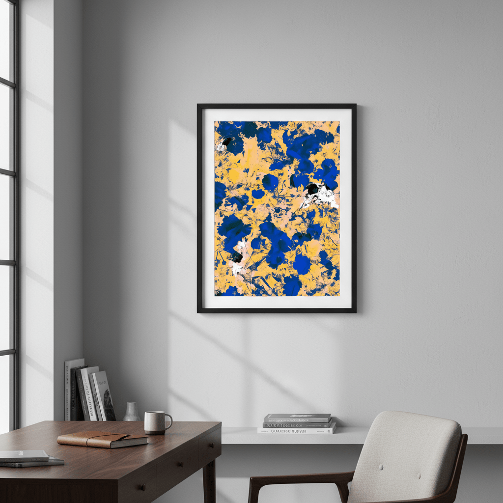 Cobalt Green by 83 Oranges wall - art - picture - poster