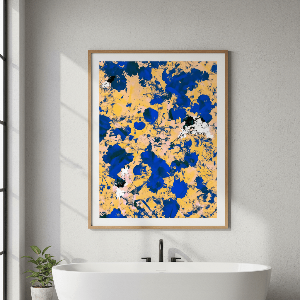 Cobalt Green by 83 Oranges wall - art - picture - poster