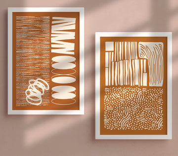 Code Line Language Set of 2 by Lisa Solomoniuk wall - art - picture - poster
