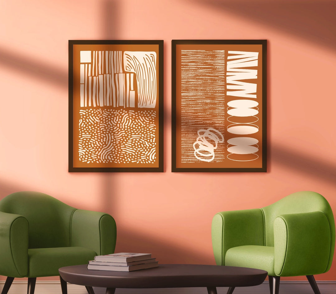 Code Line Language Set of 2 by Lisa Solomoniuk wall - art - picture - poster