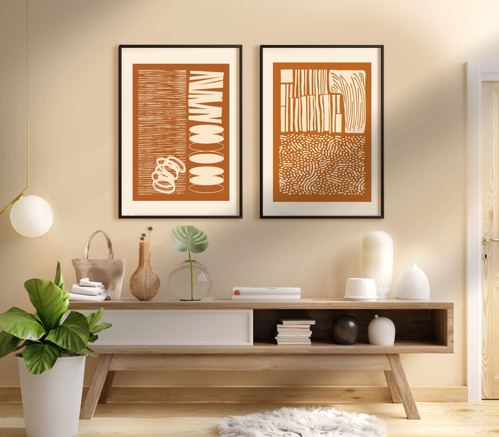 Code Line Language Set of 2 by Lisa Solomoniuk wall - art - picture - poster