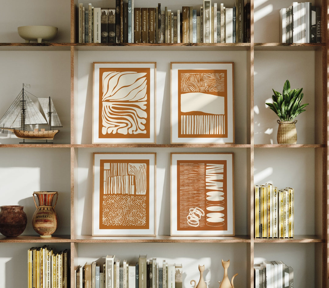 Code of the River Lands Set of 4 by Lisa Solomoniuk wall - art - picture - poster