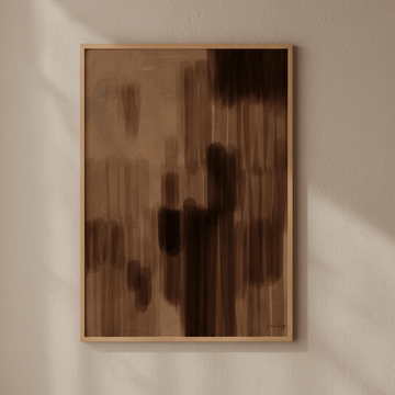 Coffee Abstract by Julia Cheney wall - art - picture - poster