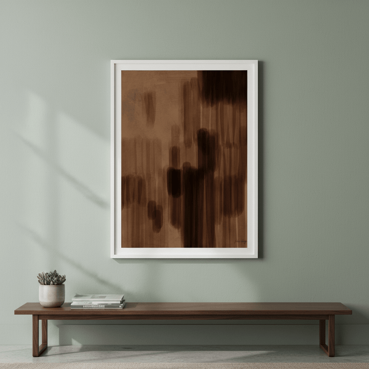 Coffee Abstract by Julia Cheney wall - art - picture - poster