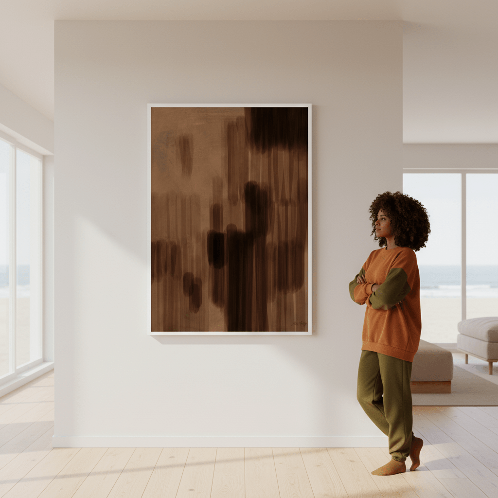 Coffee Abstract by Julia Cheney wall - art - picture - poster