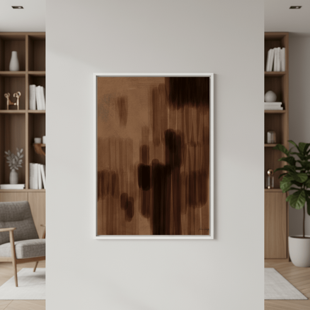 Coffee Abstract by Julia Cheney wall - art - picture - poster