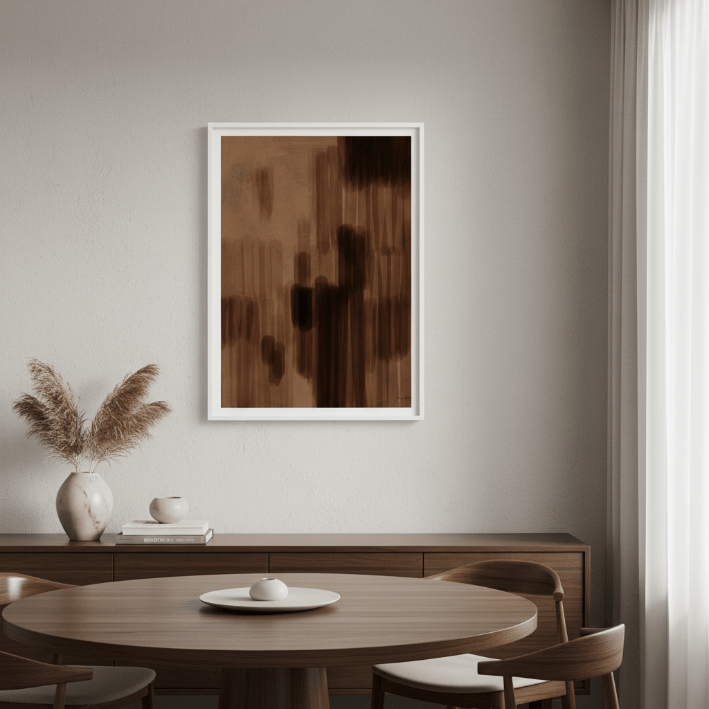Coffee Abstract by Julia Cheney wall - art - picture - poster