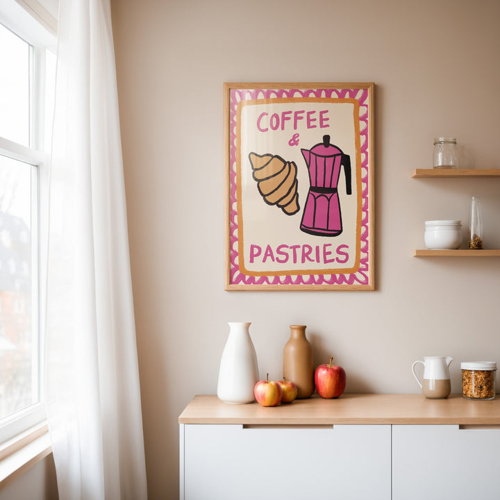 Coffee and Pastries Kitchen Art - Style My Wall