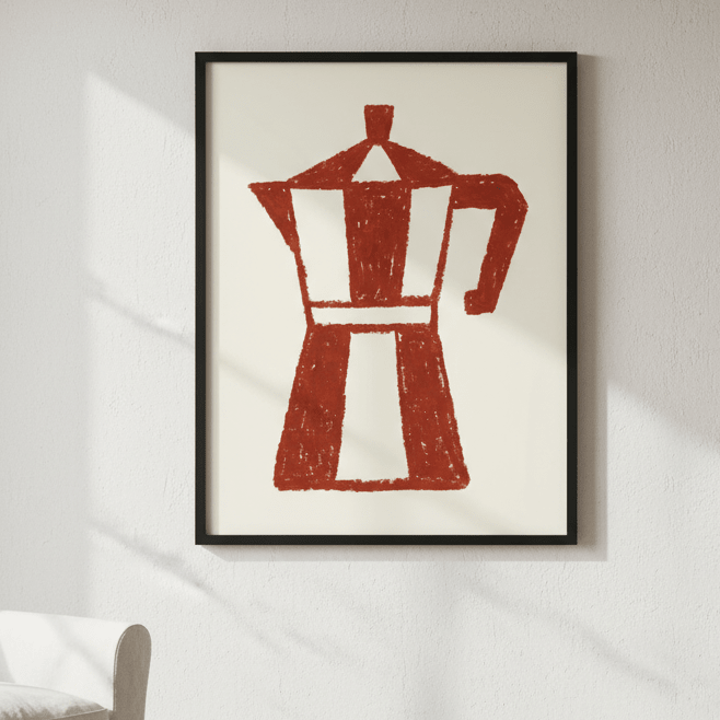 Coffee by Silvia Visscher wall - art - picture - poster