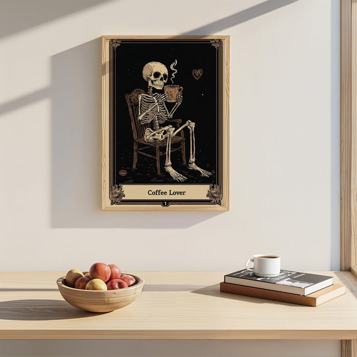 Coffee Lover Tarot Card Print - Style My Wall