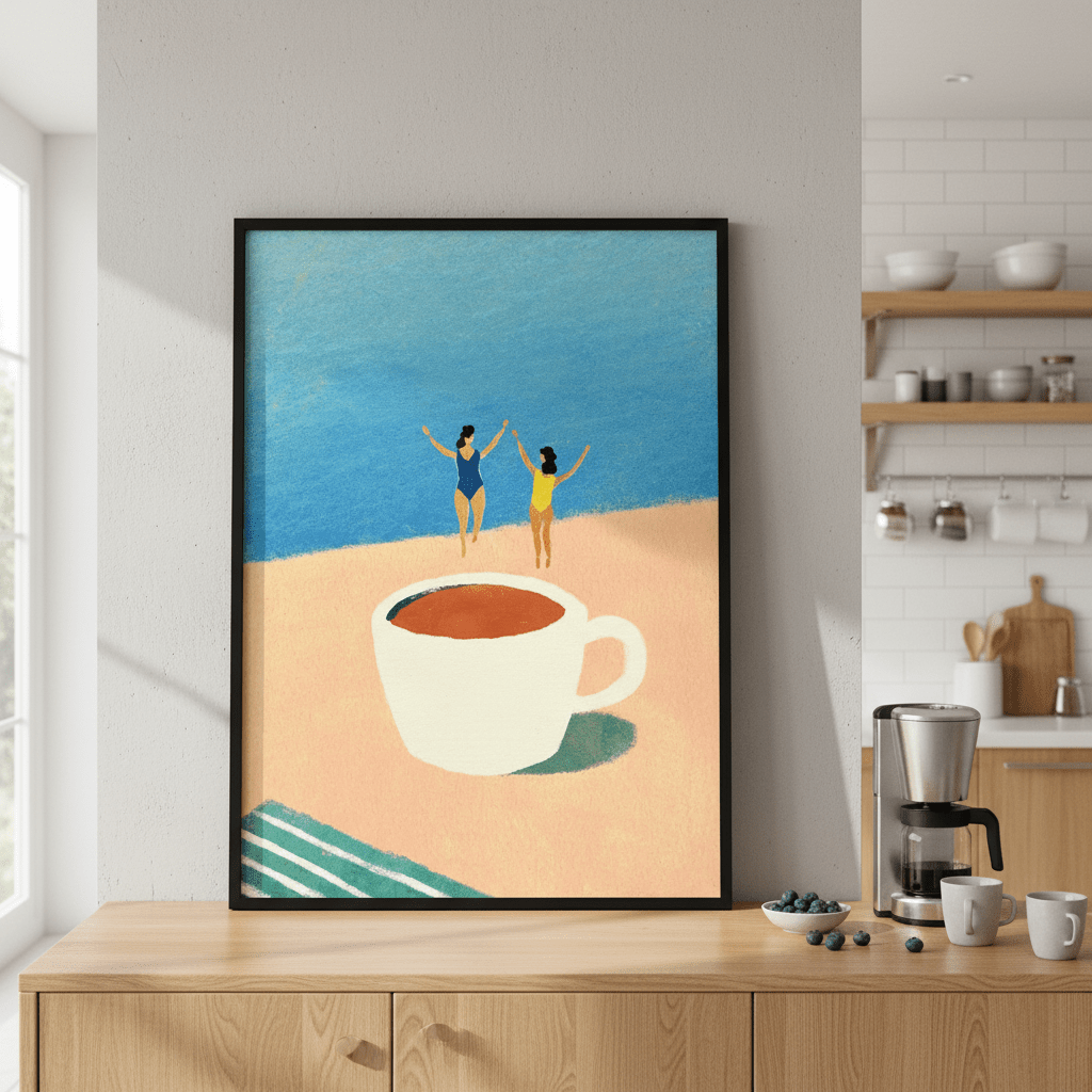 Coffee Party by Henry Rivers wall - art - picture - poster
