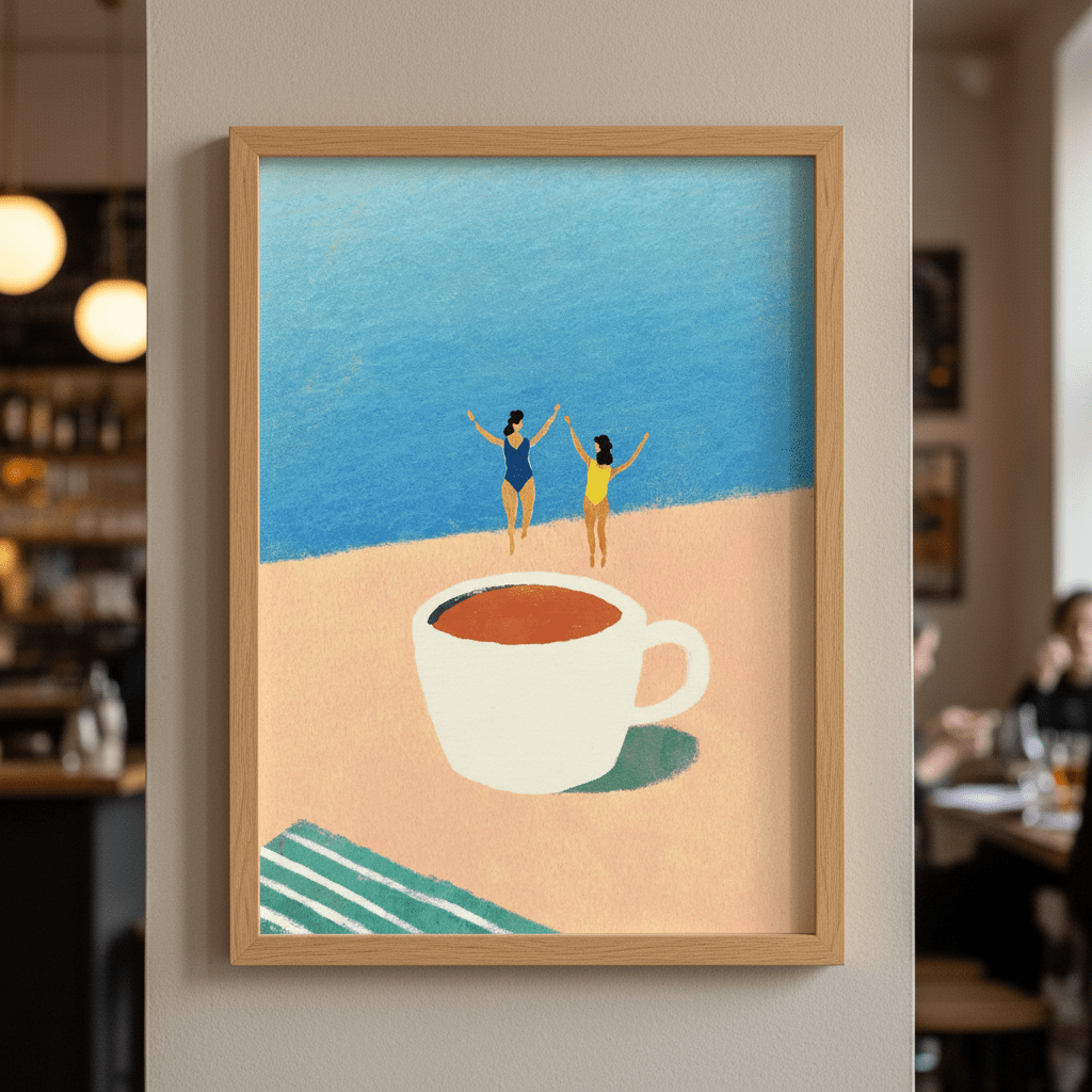 Coffee Party by Henry Rivers wall - art - picture - poster
