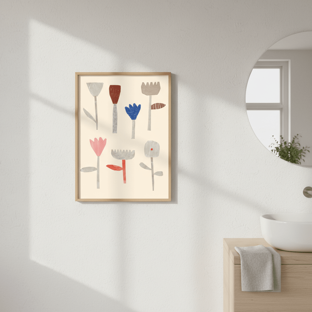 Collage Flowers by Silvia Visscher wall - art - picture - poster