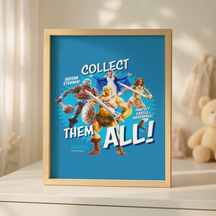 Collect Them All Retro Toy Box Masters of the Universe Print wall - art - picture - poster