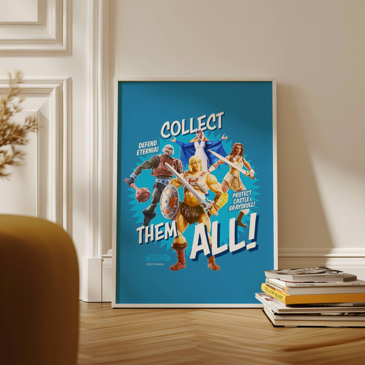 Collect Them All Retro Toy Box Masters of the Universe Print wall - art - picture - poster