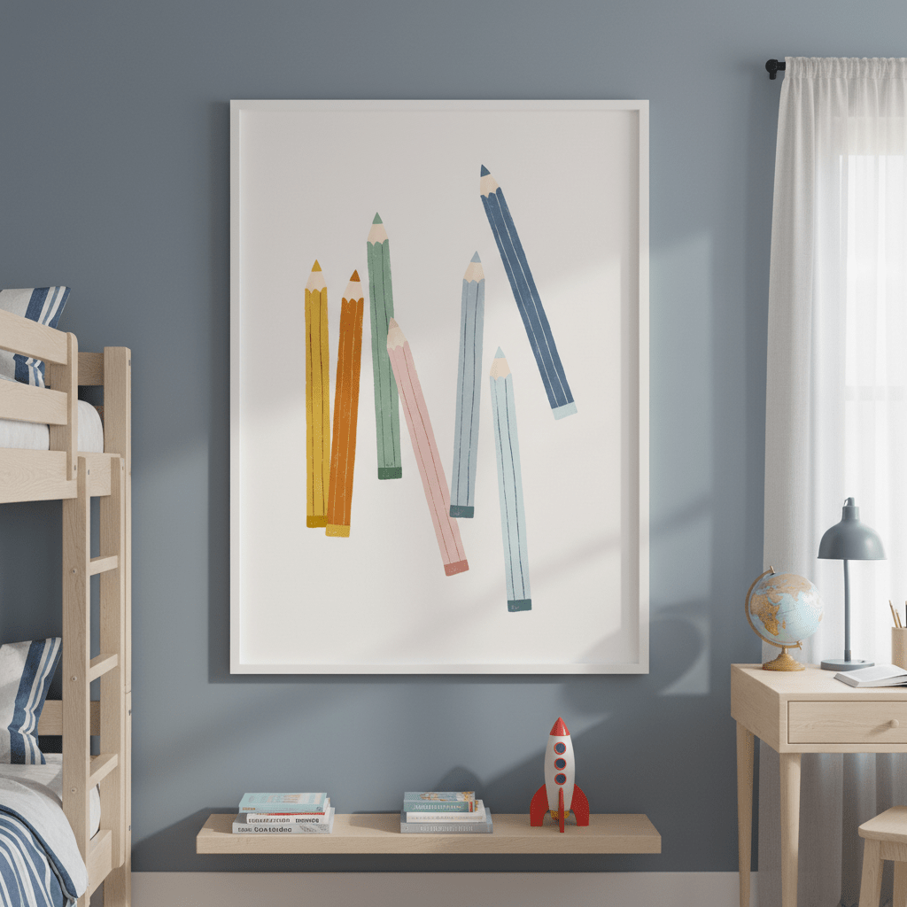 Colored Pencils by Menina Lisboa wall - art - picture - poster