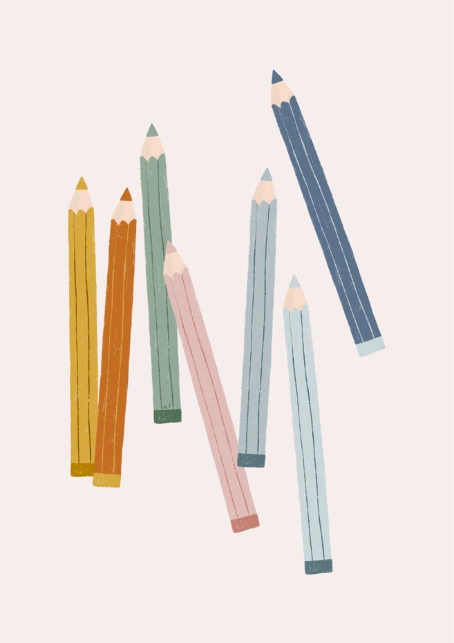 Colored Pencils by Menina Lisboa